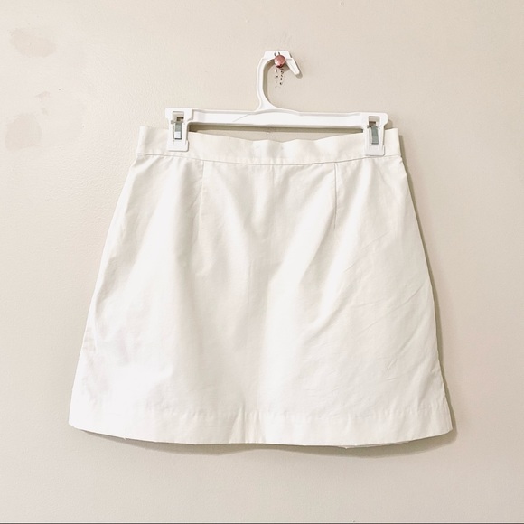 Kate Spade Pockets & Pleats Skirt White Mini size 6 - Picture 5 of 9